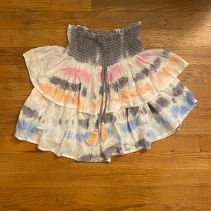 Surf Gypsy Mini Ruffled Beachy Skirt